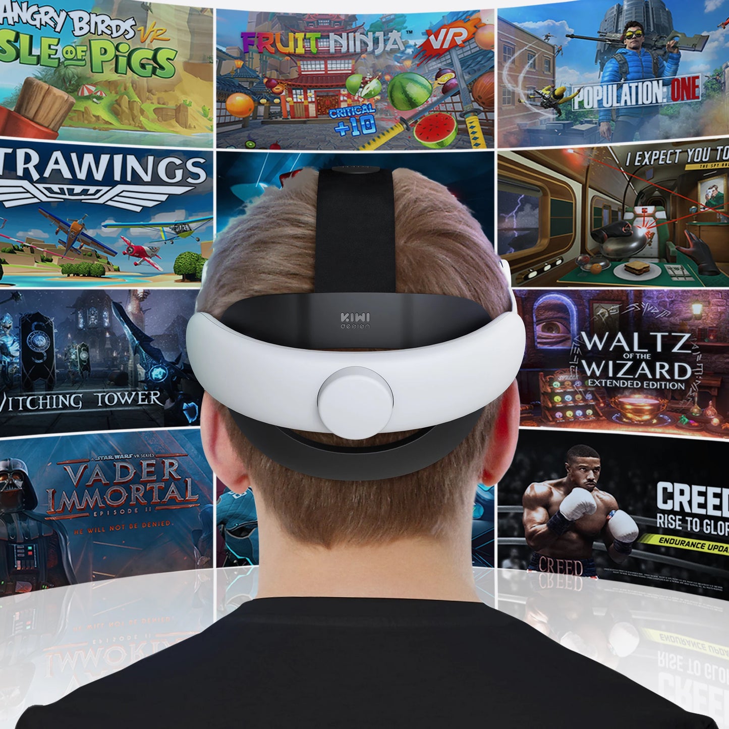 Comfort Adjustable Head Strap Compatible VR