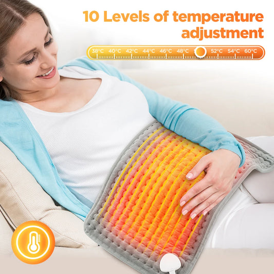 60x30CM 10 levels Electric Heating Pad Massager for Body Abdomen Back Winter Warmer Blanket Thermal Massage Mat Heat Waistcoat